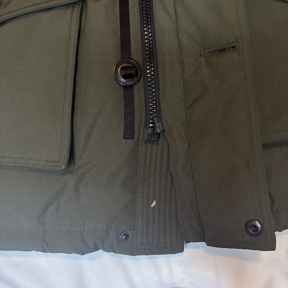Levis‎ Jacket Mens XLarge green  Faux Fur Hood Parka Coat Winter - Picture 13 of 16
